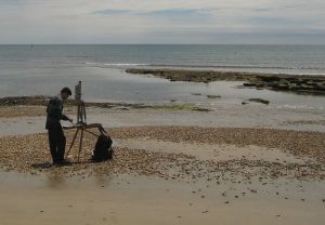 Painting_at_Lyme_Regis