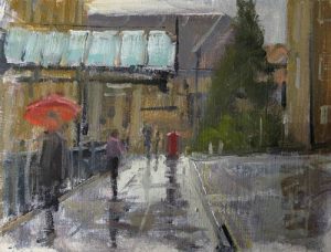 Downpour in Queen Square