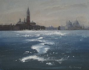 San Giorgio Sparkle - Venice painting by Roy Connelly