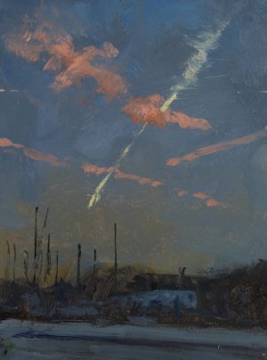Pin Mill, Evening Sky Study