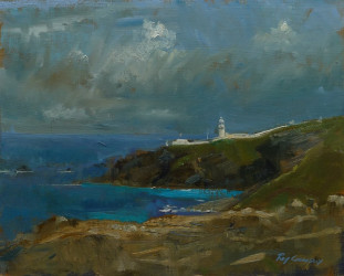 Pendeen Watch oil painting by Roy Connelly